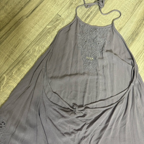 Free People Lavender Halter INTIMATELY Womenβs Heat Wave Tunic Mini Dress Purple - Picture 8 of 10